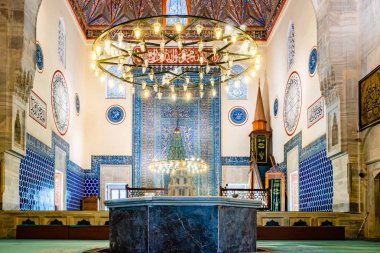 İç görünüm yeşil Camii Mehmed Camii da bilinen ben bir parçası olduğunu Bursa,Turkey.20 daha büyük karmaşık Mayıs 2018