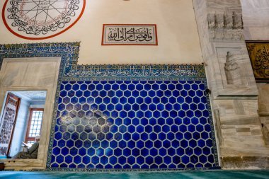 İç görünüm yeşil Camii Mehmed Camii da bilinen ben bir parçası olduğunu Bursa,Turkey.20 daha büyük karmaşık Mayıs 2018