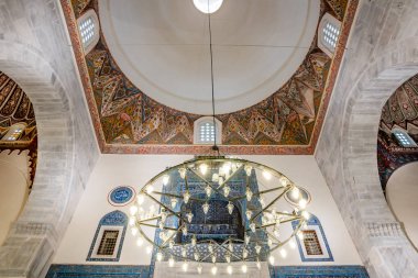İç görünüm yeşil Camii Mehmed Camii da bilinen ben bir parçası olduğunu Bursa,Turkey.20 daha büyük karmaşık Mayıs 2018