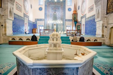 İç görünüm yeşil Camii Mehmed Camii da bilinen ben bir parçası olduğunu Bursa,Turkey.20 daha büyük karmaşık Mayıs 2018