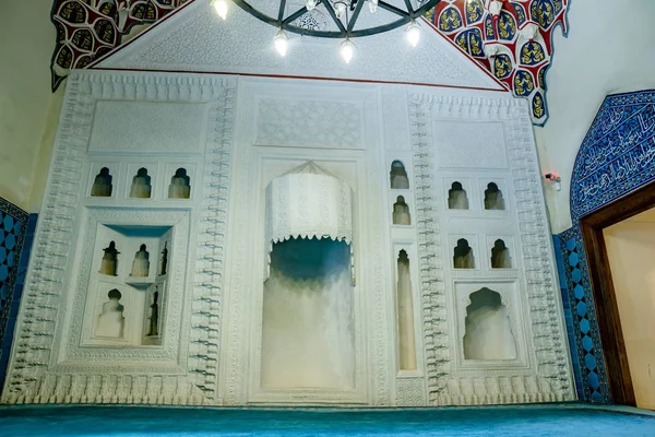 인테리어 모스크 모스크의 Mehmed 라고도 Bursa Turkey 20에서 복합물의 2018은 — 스톡 사진