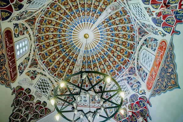 Εσωτερική Άποψη Του Πράσινο Τζαμί Γνωστό Και Τζαμί Του Μεχμέτ — Φωτογραφία Αρχείου