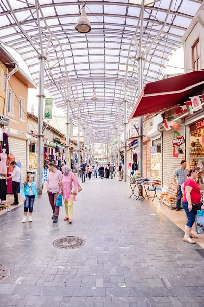 Άποψη Της Uzun Carsi Long Bazaar Είναι Ένα Διάσημο Παραδοσιακό — Φωτογραφία Αρχείου