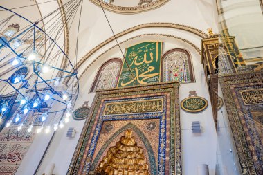 İç Ulu Camii görünümü Kapat ayrıntılı ya da Ulu Cami Bursa,Turkey.20'büyük Camisi Mayıs 201