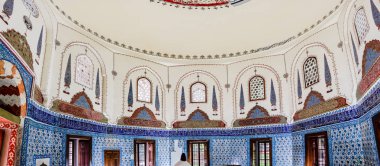 Prens Mustafa mezar, türbe, Muradiye karmaşık veya karmaşık, Sultan Murad II Bursa,Turkey.20 Mayıs 2018 yılında iç görünüm