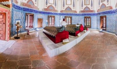 İç görünüm Prens Mustafa mezar, türbe, Bursa, Türkiye