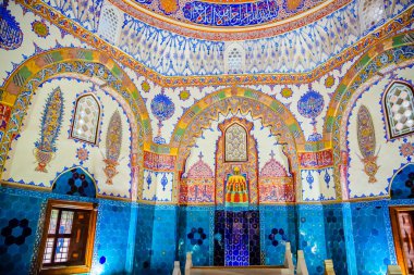 Shahzada, Prens Cem mezar, türbe, Muradiye karmaşık veya karmaşık, Sultan Murad II Bursa,Turkey.20 Mayıs 2018 yılında iç