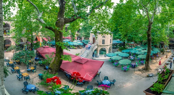 Vista Panorámica Alta Resolución Del Patio Del Histórico Koza Han — Foto de Stock