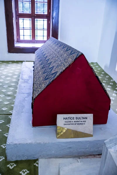 Graven Hatice Dotter Till Sultan Murad Muradiye Komplexet Eller Komplex — Stockfoto