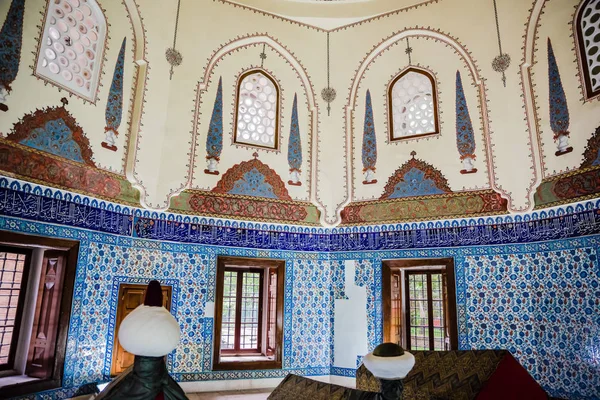 Interior Vista Shahzada Tumba Del Príncipe Mustafa Mausoleo Complejo Muradiye — Foto de Stock