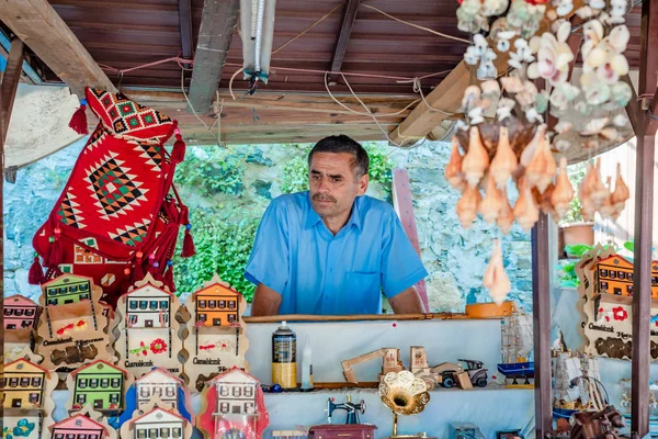 Gente Local Vende Recuerdos Cumalikizik Village Destino Popular Para Los — Foto de Stock