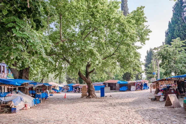 Yüksek Çözünürlüklü Manzarasına Tarihsel Cumalikizik Köyü Popüler Bir Hedef Için — Stok fotoğraf