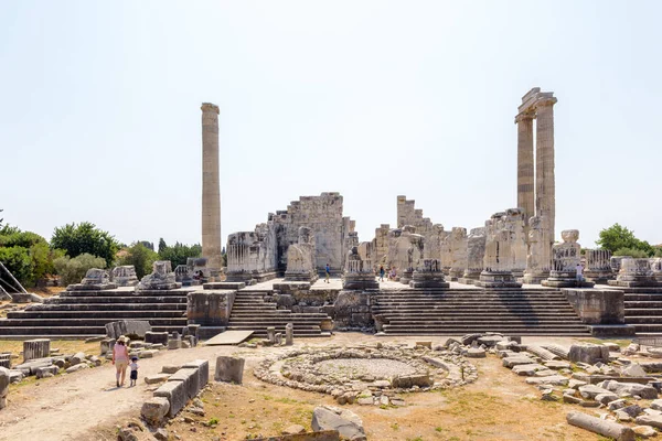 Veduta Tempio Apollo Nell Area Archeologica Didim Didyma Provincia Aydin — Foto Stock