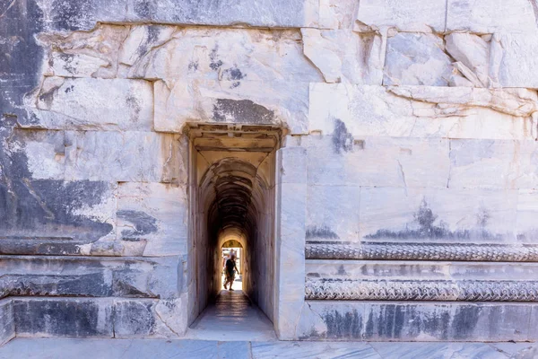 Entrada Lateral Para Corte Hipaethral Templo Apollo Didyma Didim Aydin — Fotografia de Stock