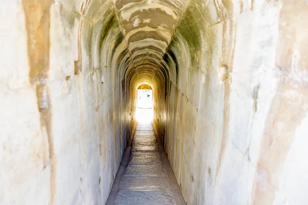 Entrada Lateral Corte Hypaethral Templo Apolo Didyma Didim Aydin Turquía — Foto de Stock