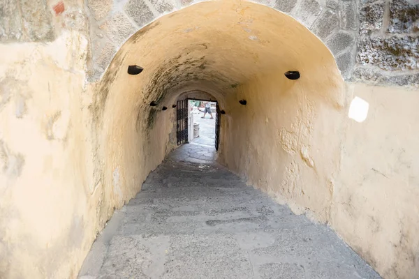 Особливості Сходів Кам Яних Тунель Замок Бодрум Туреччина — стокове фото