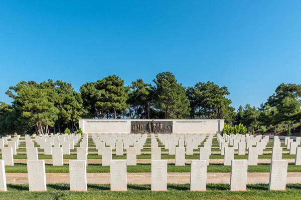 Cementerio Monumento Los Mártires Akbas Canakkale Turquía Turquía Canakkale Agosto — Foto de Stock