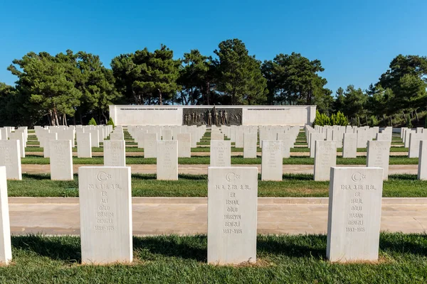 Cementerio Monumento Los Mártires Akbas Canakkale Turquía Turquía Canakkale Agosto — Foto de Stock