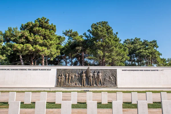 Akbas Martyrerna Kyrkogården Och Memorial Canakkale Turkey Turkey Çanakkale Augusti — Stockfoto