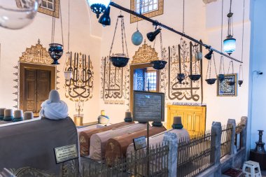 Mevlana Müzesi Konya,Turkey.28 Ağustos 2017'nde Mevlana türbesi