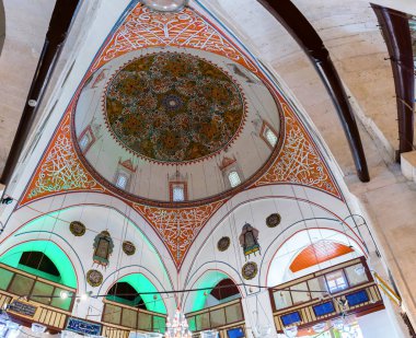 Mevlana Müzesi Konya,Turkey.28 Ağustos 2017'iç ayrıntılı bir görünümünü