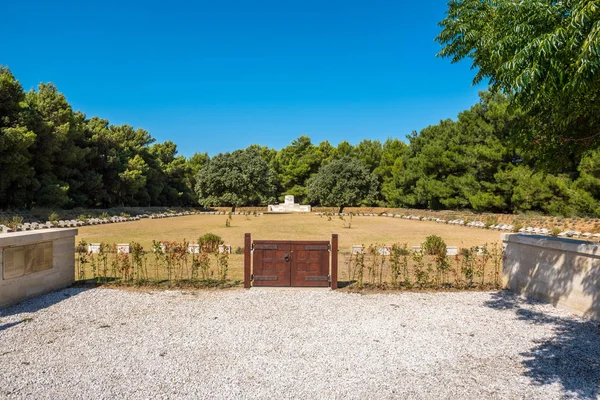 Green Hill Cemetery Cementerio Encuentra Lado Este Carretera Anzac Suvla — Foto de Stock