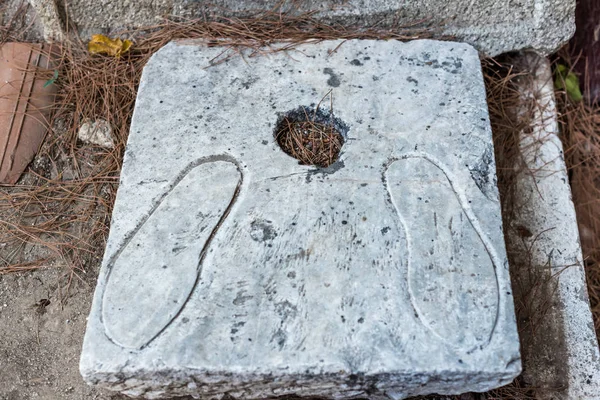 Latrinen Oder Öffentliche Toiletten Der Burg Peter Oder Bodrum Burg — Stockfoto