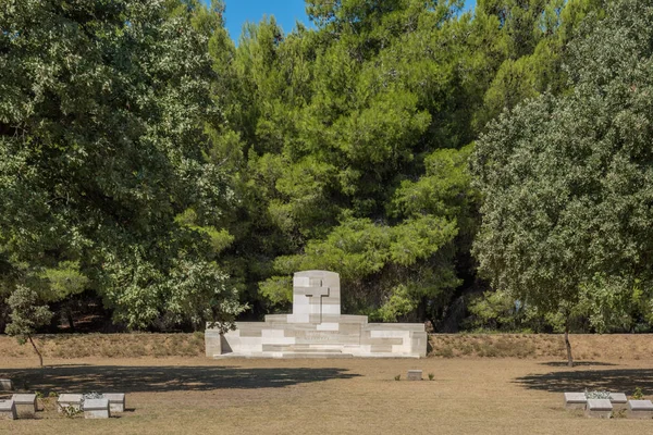 Green Hill Cemetery Cementerio Encuentra Lado Este Carretera Anzac Suvla — Foto de Stock