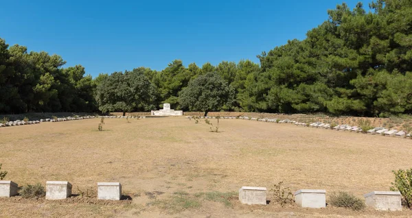 Зелений Пагорб Cemetery Кладовищі Лежить Східній Стороні Anzac Suvla Дороги — стокове фото