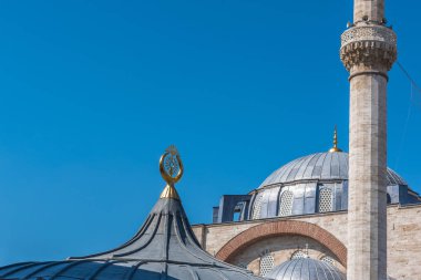 Mevlana Müzesi Konya,Turkey.28 Ağustos 2017 yılında dış görünümü