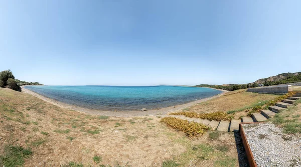 Hochauflösender Panoramablick Auf Die Bucht Von Anzac Ort Des Ersten — Stockfoto