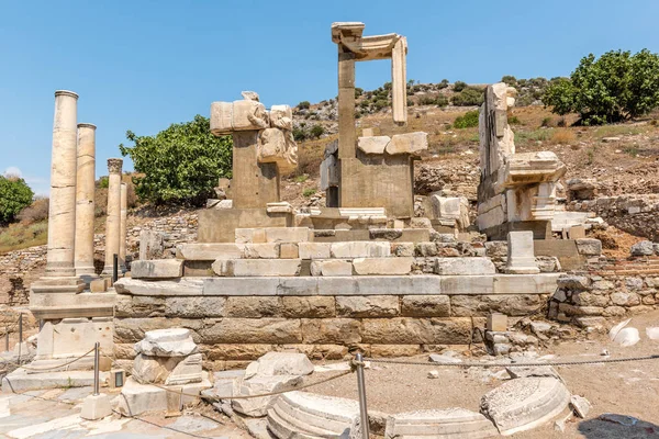 Memmius Monumento Efeso Storica Città Antica Selcuk Smirne Turchia — Foto Stock