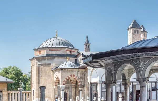 Widok Zewnętrzny Muzeum Mevlana Konya Turkey Sierpnia 2017 — Zdjęcie stockowe