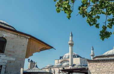 Mevlana Müzesi Konya,Turkey.28 Ağustos 2017 yılında dış görünümü
