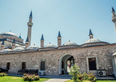 Mevlana Müzesi Konya,Turkey.28 Ağustos 2017 yılında dış görünümü