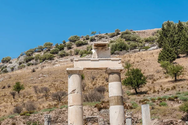 Rovine Nella Storica Città Antica Efeso Selcuk Smirne Turchia — Foto Stock