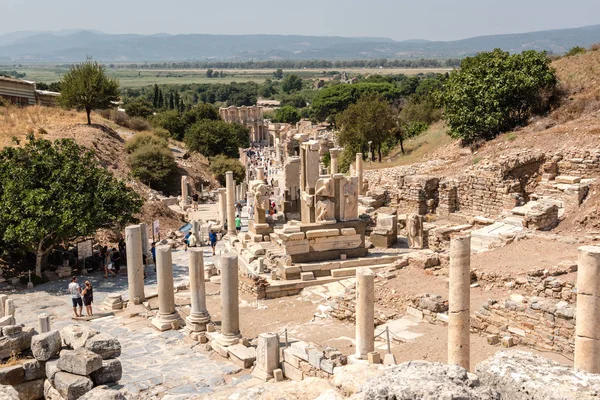 Memmius Monument Ephèse Ville Antique Historique Selcuk Izmir Turquie Août — Photo