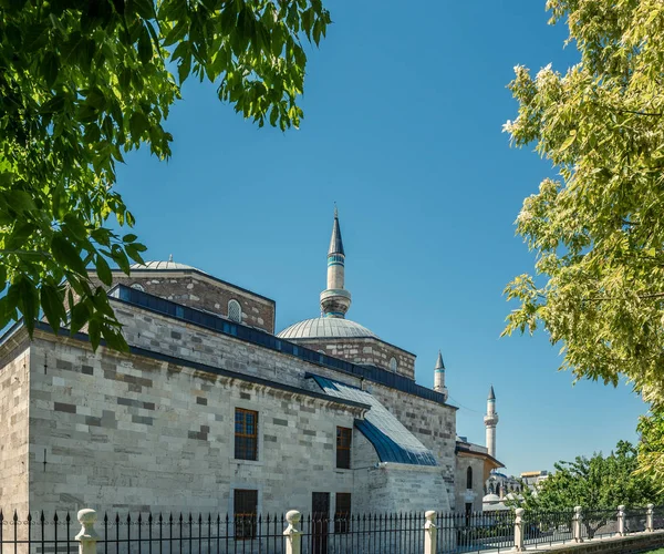 Widok Zewnętrzny Muzeum Mevlana Konya Turkey Sierpnia 2017 — Zdjęcie stockowe