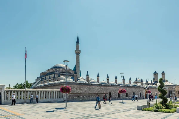 Vue Extérieure Musée Mevlana Konya Turquie Août 2017 — Photo