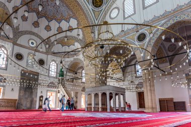İnsanlar Ağustos 2017 Konya,Turkey.28 Selimiye Camii ziyaret