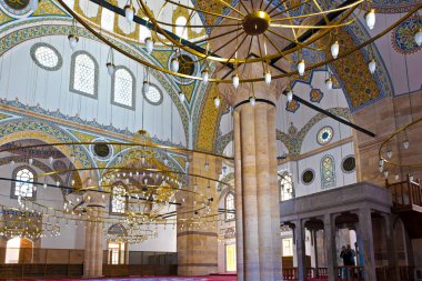 İnsanlar Ağustos 2017 Konya,Turkey.28 Selimiye Camii ziyaret