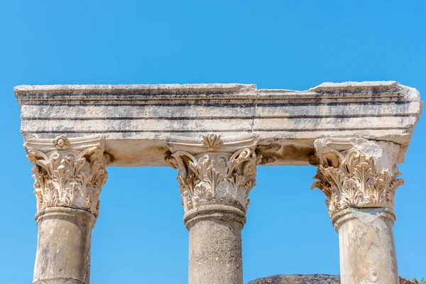 Marmorreliefs Ephesus Historischen Antiken Stadt Selcuk Izmir Türkei — Stockfoto