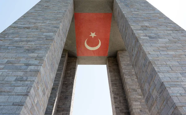 Canakkale Martyrs Memorial Memorial Guerra Que Comemora Serviço Cerca Soldados — Fotografia de Stock