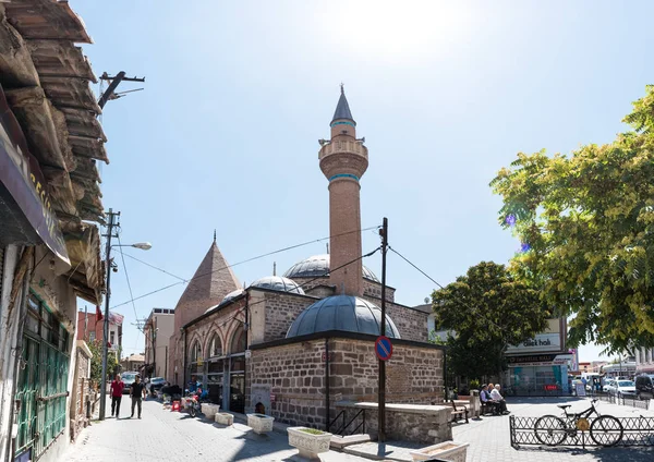 Vista Geral Das Ruas Konya Turquia Agosto 2017 — Fotografia de Stock