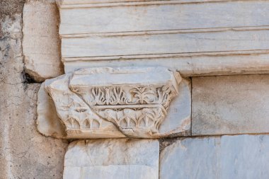 Mermer kabartmalar selçuk, Izmir, Türkiye'de Efes tarihi antik kenti.