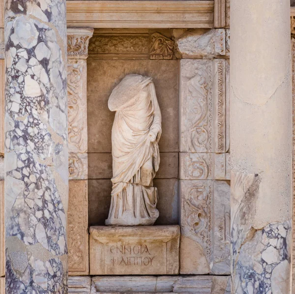 Ennoia Intelligence Statue Ephesus Historical Ancient City Selcuk Izmir Turkey — Stock Photo, Image