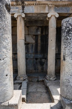 Efes, Selçuk, Izmir, İzmir'kalıntıları Roma ayağı görünümünü.