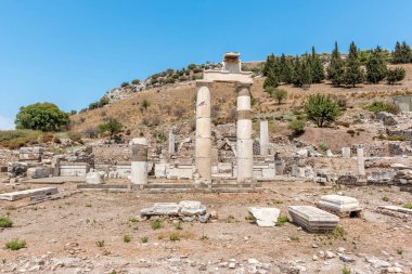 Izmir, Türkiye, Selçuk, Efes tarihi antik kenti, antik de Prytaneion Harabeleri