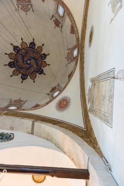 Mevlana Müzesi Konya,Turkey.28 Ağustos 2017'iç ayrıntılı bir görünümünü