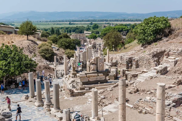 Monumento Memmius Antigua Ciudad Histórica Éfeso Selcuk Izmir Turquía Agosto —  Fotos de Stock